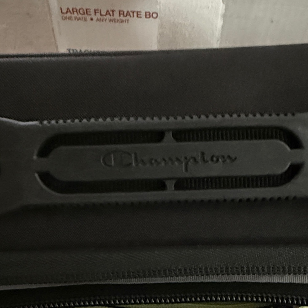 Champion Black and neon yellow/green with white Logo Lunchbox w/ built-in tray - Picture 5 of 7